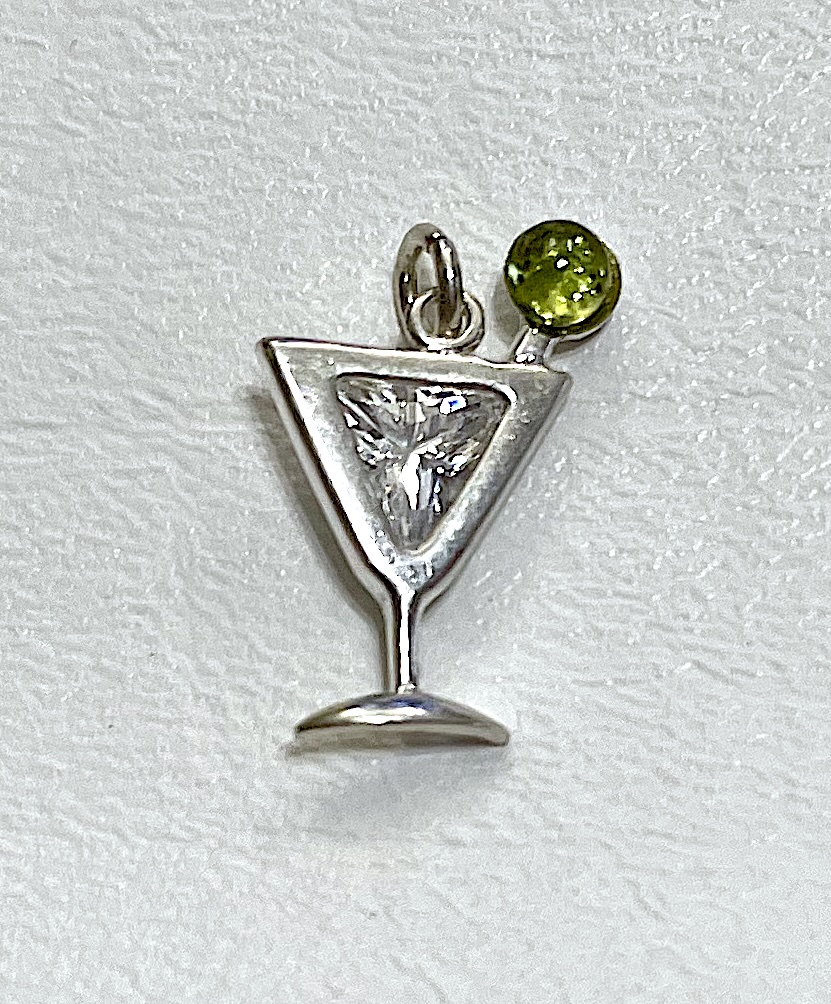 Charm on white background