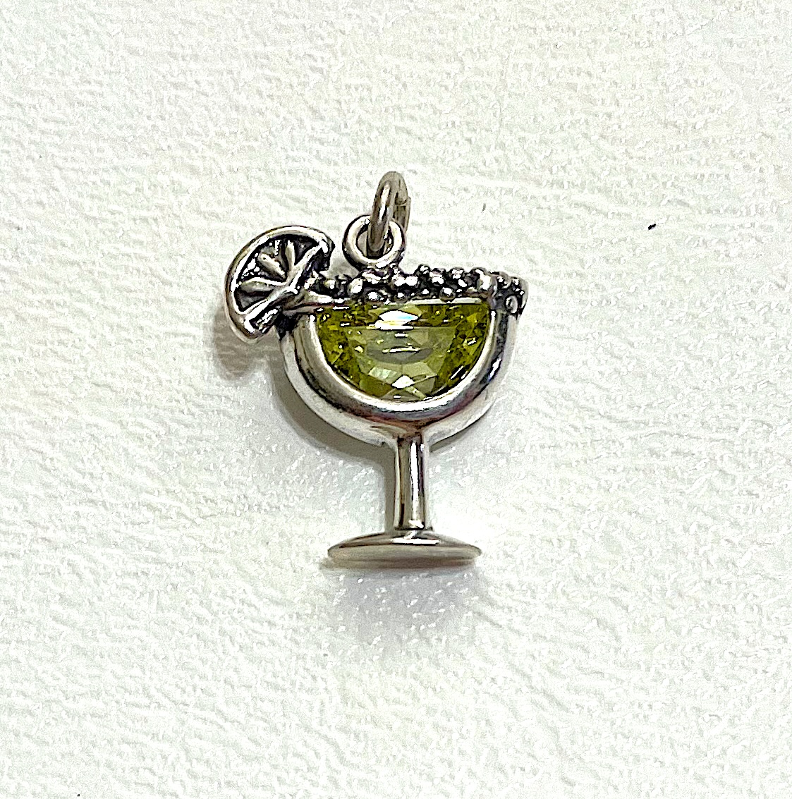 Charm on white background