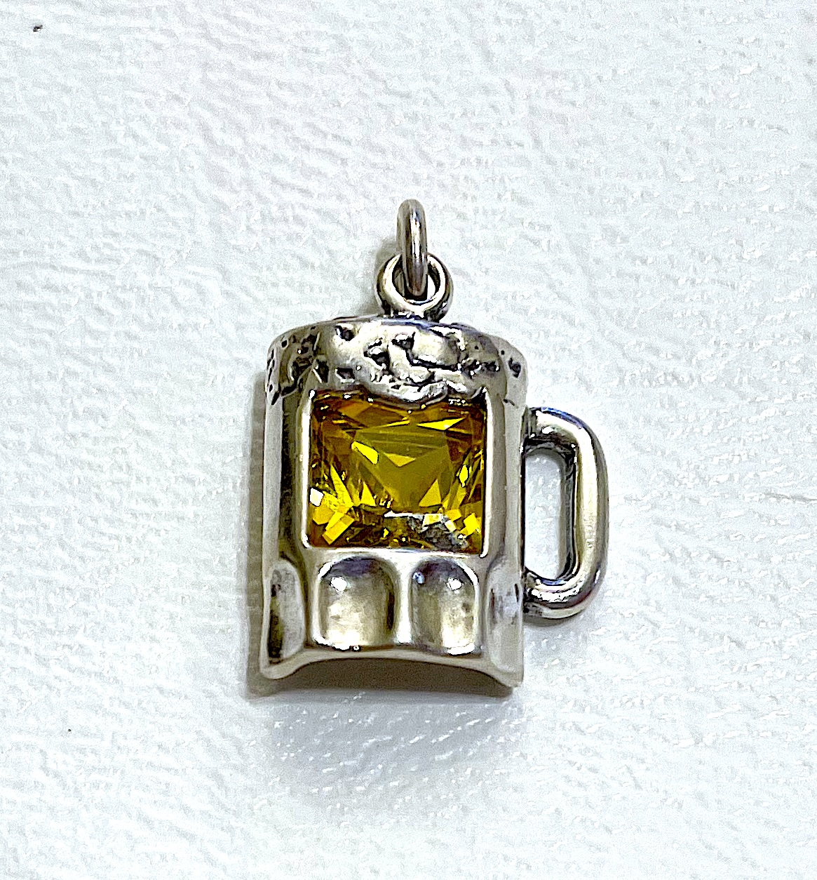 Charm on white background