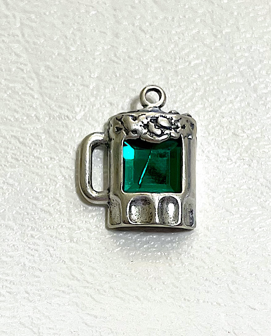 Charm on white background