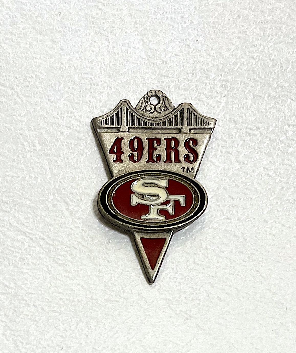 Charm on white background