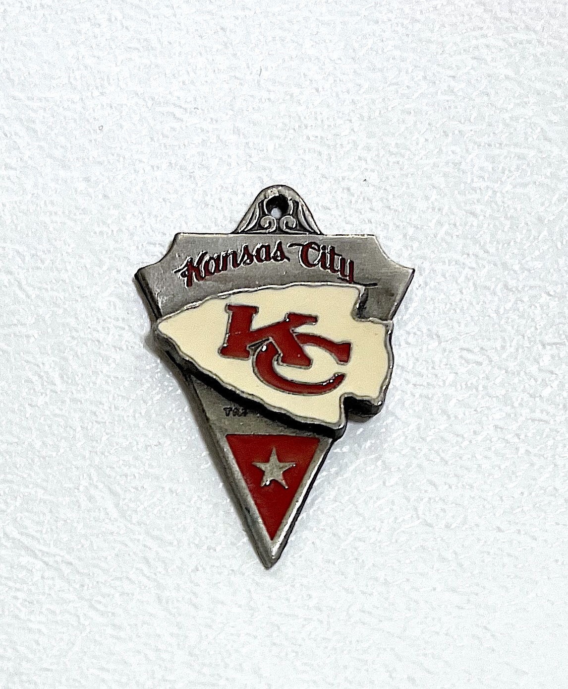 Charm on white background