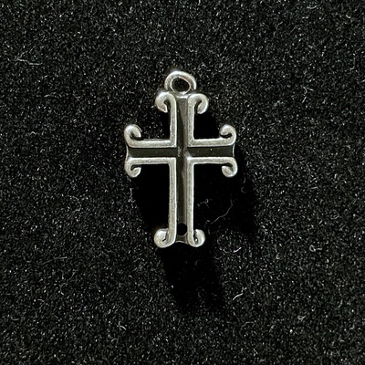 Earrings on black background