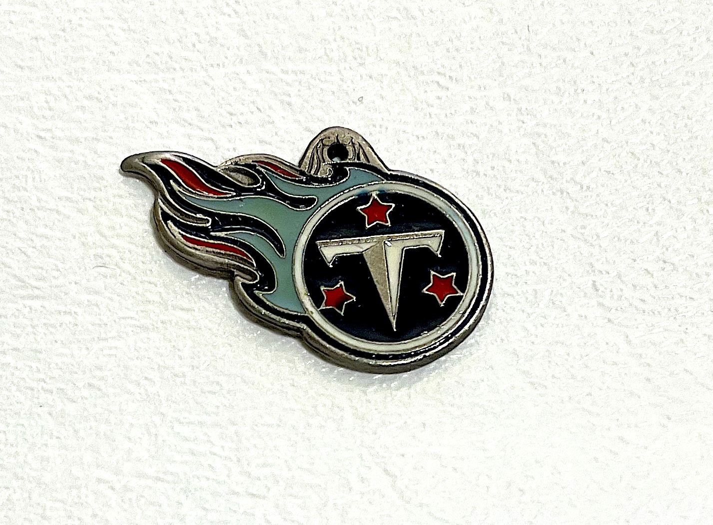 Charm on white background