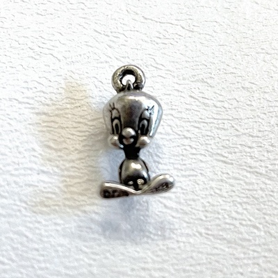 Earrings on white background