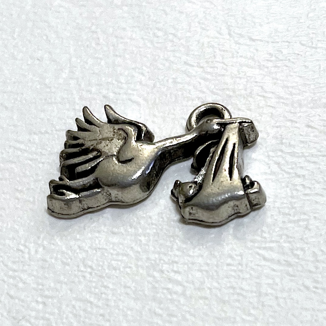 Charm on white background