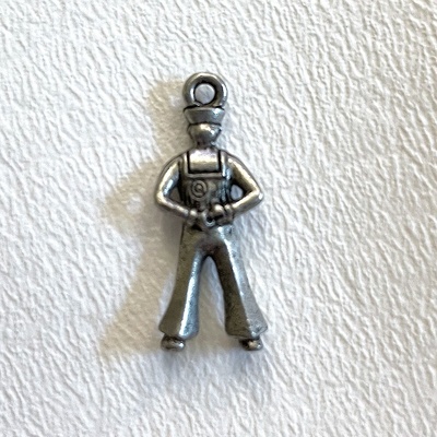 Charm on white background