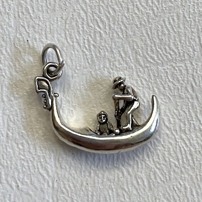 Charm on white background