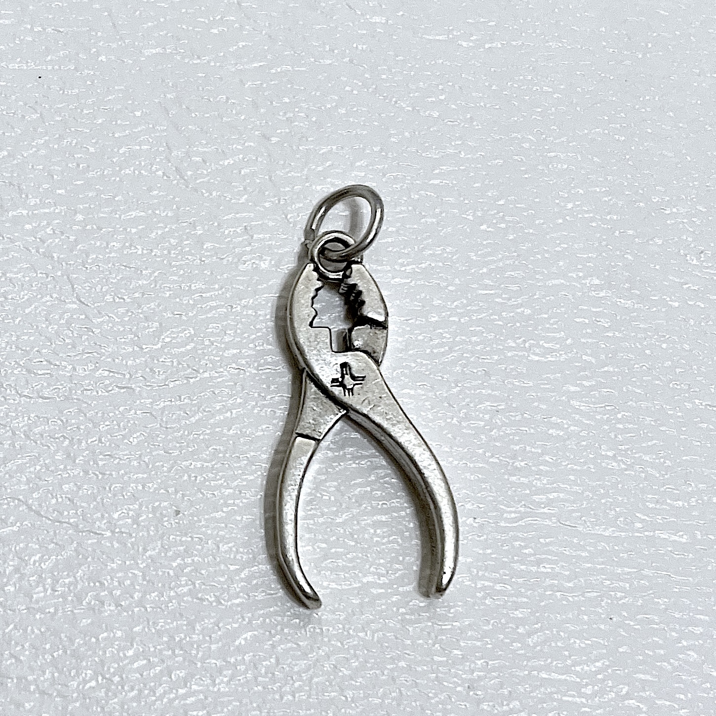 Charm on white background