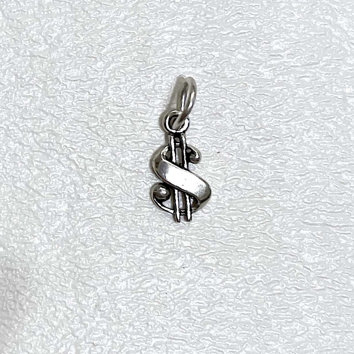 Charm on white background