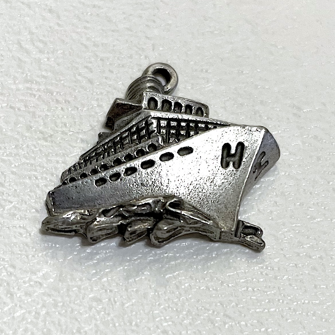 Charm on white background