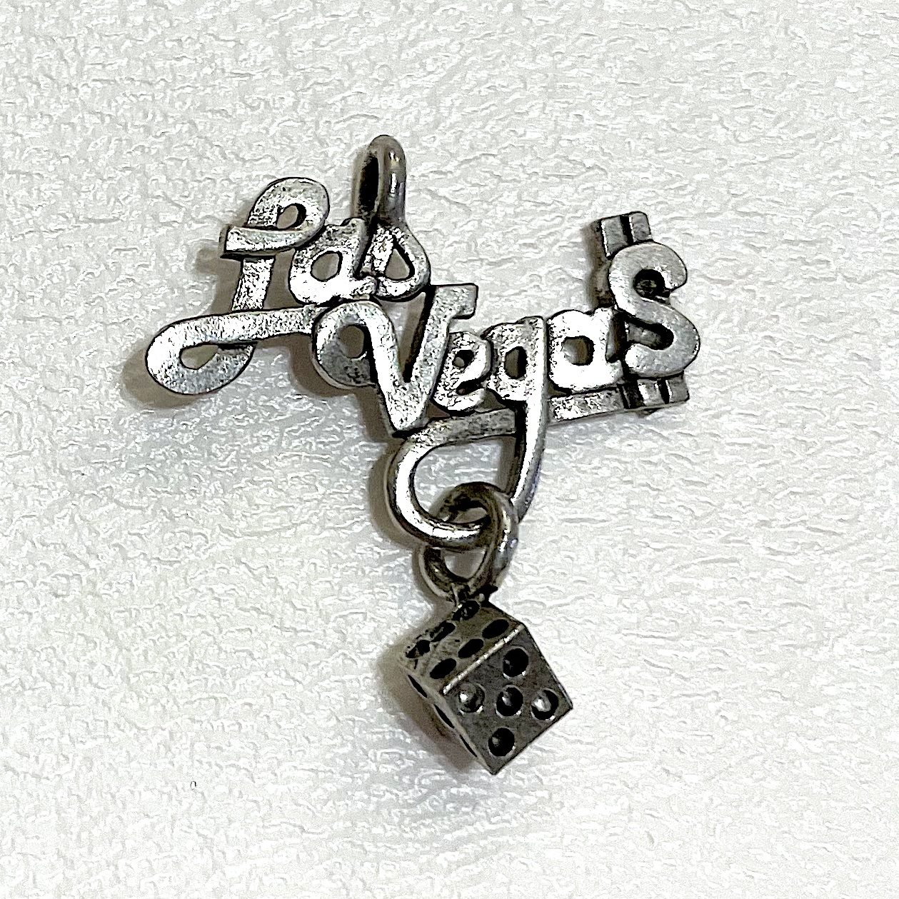 Charm on white background