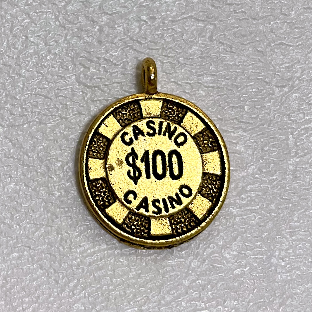 Charm on white background