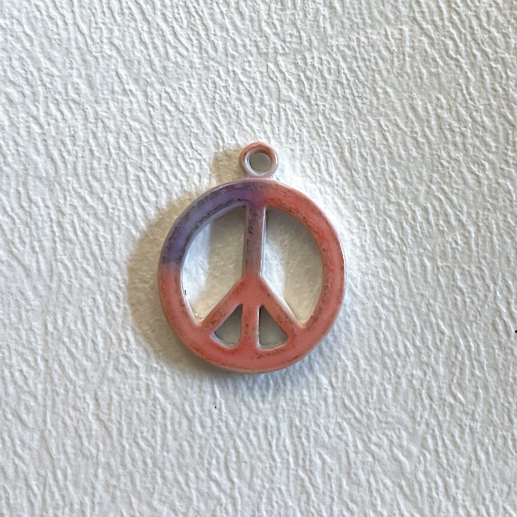 Charm on white background