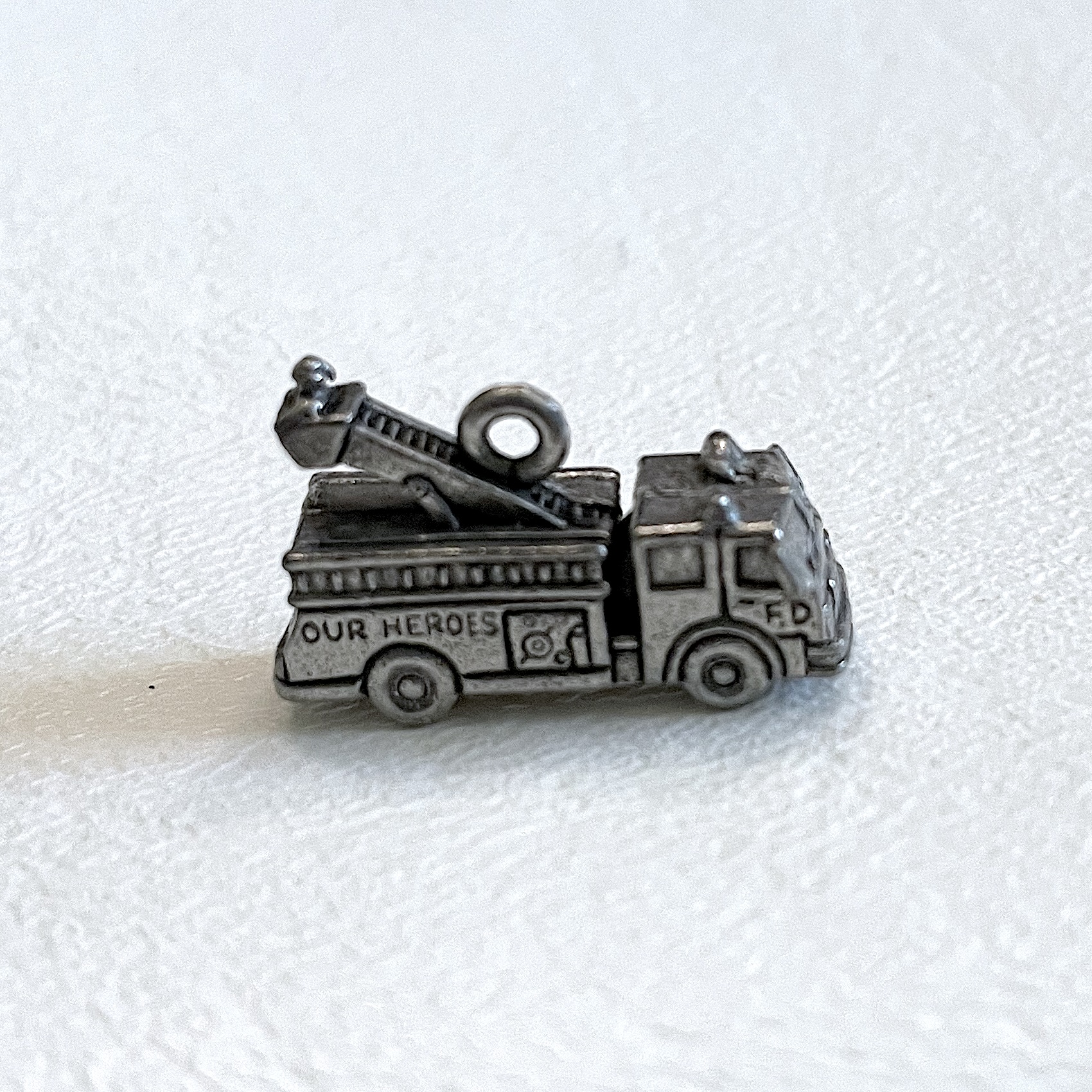 Charm on white background