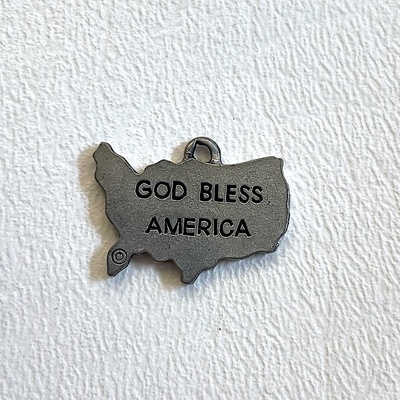 Charm on white background