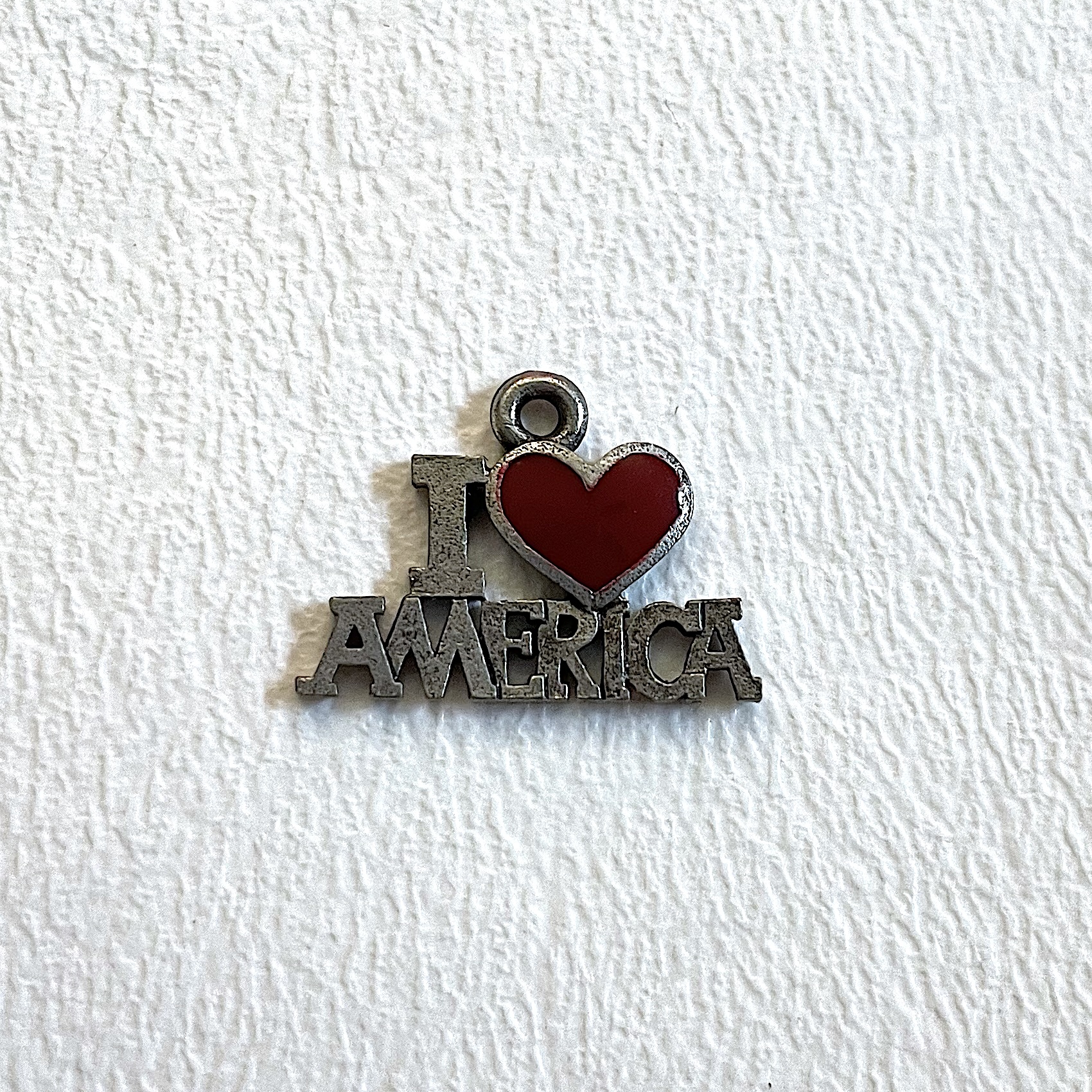 Charm on white background