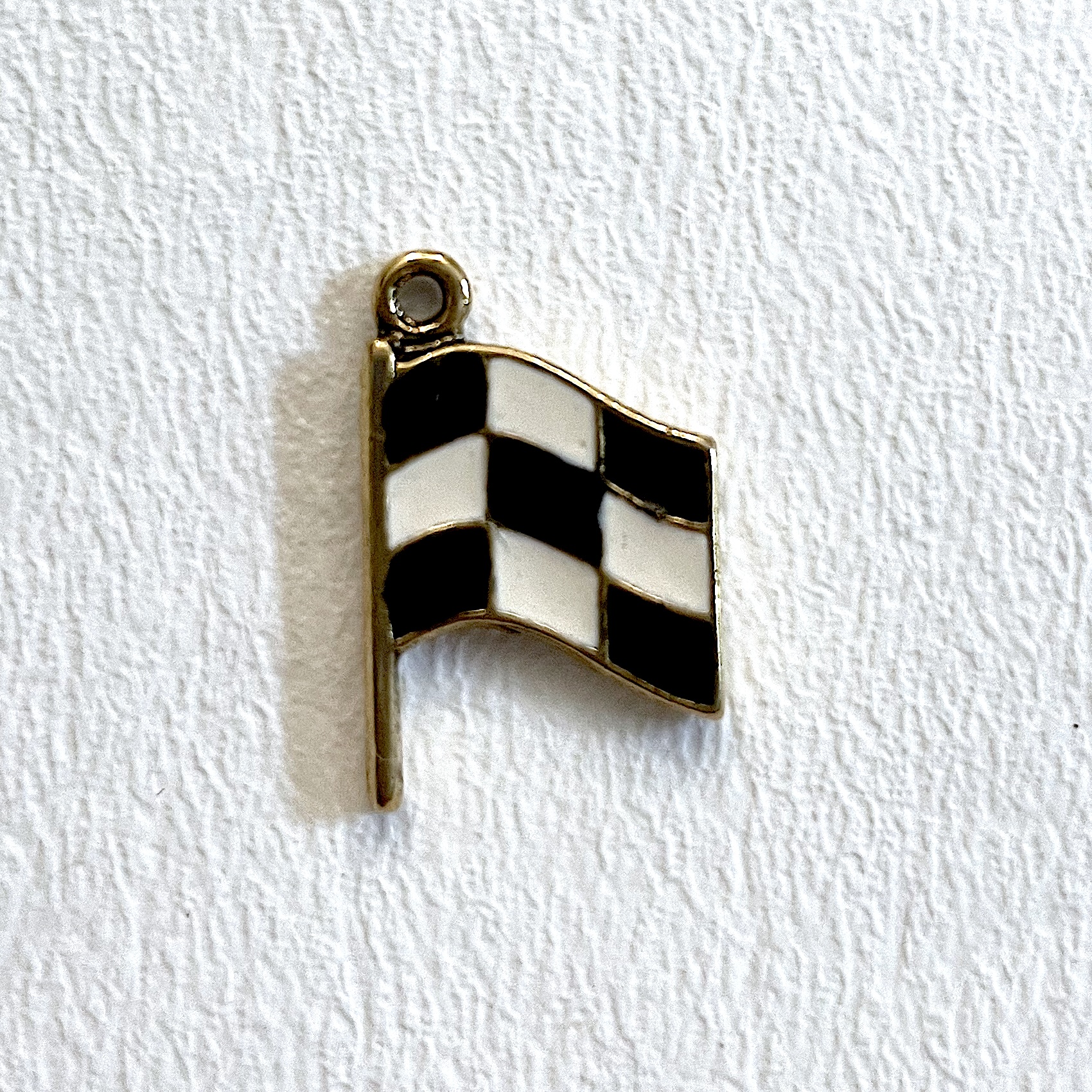 Charm on white background