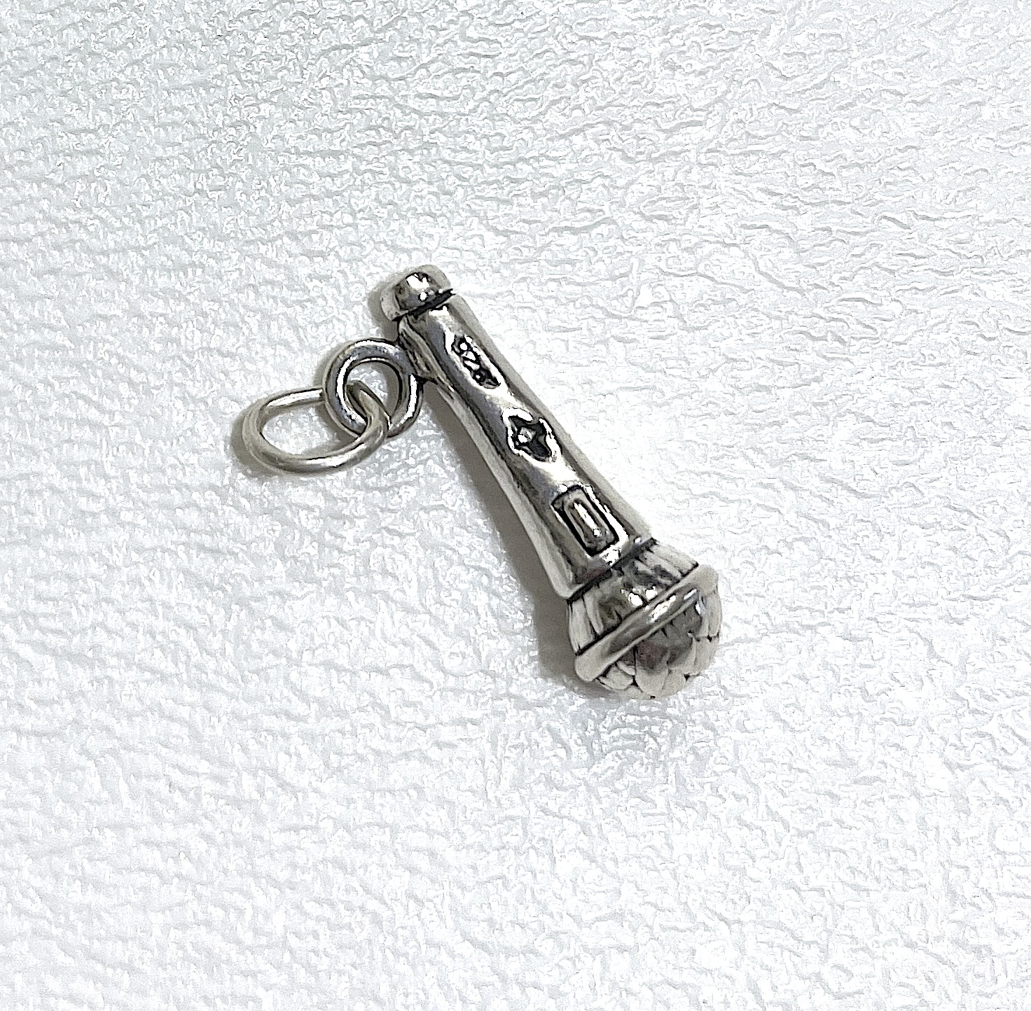 Charm on white background