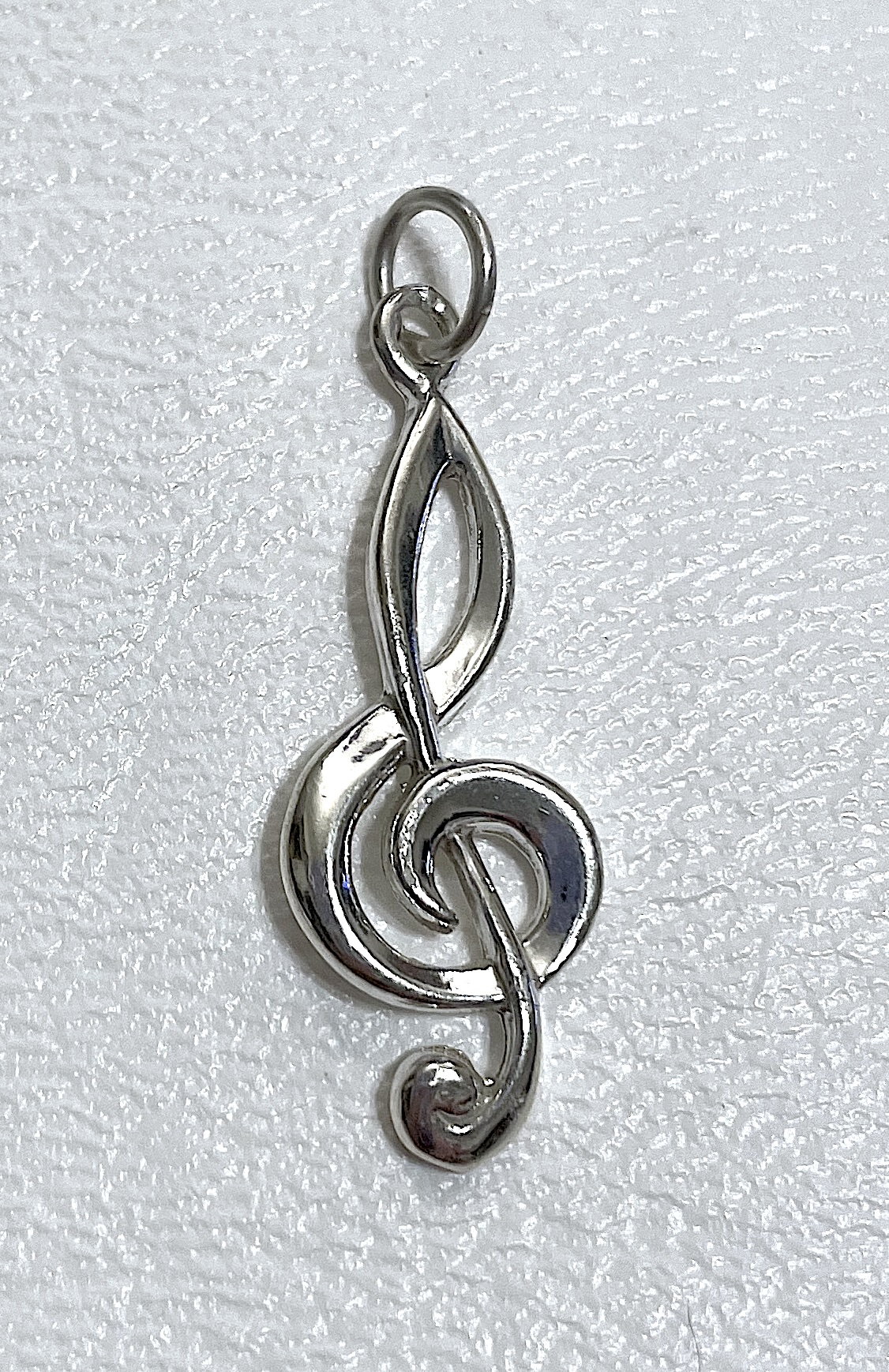 Charm on white background